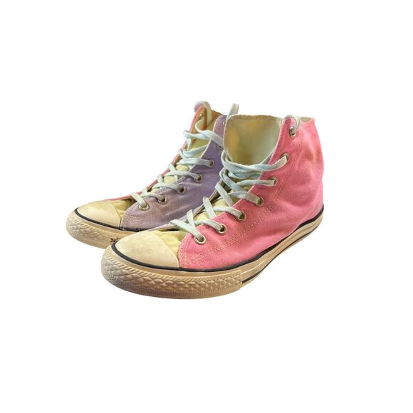 Converse All Star Junior High-Top Sneakers Size 6 US Pastel Canvas & Rubber - Picture 1 of 6